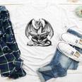 Dragon Reading Book Bookworm Books Dragon Lover Learning Youth Long Sleeve Tee