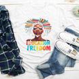 Education Is Freedom Afro Books Youth Long Sleeve Tee