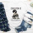 Education Is Freedom Teacher Women Books Black History Youth Long Sleeve Tee Education Is Freedom Teacher Women Books Black History Youth Long Sleeve Tee