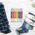 Equality Hurts No One LGBTQ Pride Books And Flowers Youth Long Sleeve Tee