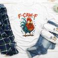F-Caw-F Rooster F Awk F Chicken Coffee Romance Books Lover Youth Long Sleeve Tee