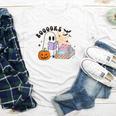 Ghost Reading Halloween Women Teacher Book Lover Youth Long Sleeve Tee Ghost Reading Halloween Women Teacher Book Lover Youth Long Sleeve Tee