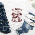Go Outside Read a Book Vintage Bibliophiles Youth Long Sleeve Tee