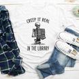 Halloween Skeleton Pun Book Lover Library Joke Youth Long Sleeve Tee