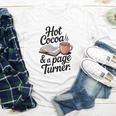 Hot Cocoa And a Page Turner Book Lovers Hot Chocolate Youth Long Sleeve Tee