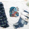 Hot Tea & Spicy Books Skeleton Reader Youth Long Sleeve Tee