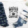 Instant Writer Just Add Coffee Author Book Writing Books Youth Long Sleeve Tee Instant Writer Just Add Coffee Author Book Writing Books Youth Long Sleeve Tee