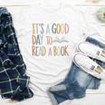 It’s a Good Day To Read a Book Lovers Library Reading Women Youth Long Sleeve Tee