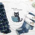 Just One More Chapter Bookworm Cat Book Lover Youth Long Sleeve Tee Just One More Chapter Bookworm Cat Book Lover Youth Long Sleeve Tee
