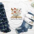 Just One More Chapter Open Book Flowers Youth Long Sleeve Tee Just One More Chapter Open Book Flowers Youth Long Sleeve Tee