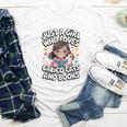 Kawaii Cat And Books Just A Girl Who Loves Both Youth Long Sleeve Tee