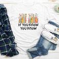 If You Know You Know 6 7 Reading Books Merry Christmas Youth Long Sleeve Tee