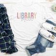 Library Squad Librarian Book Lover Bookworm Youth Long Sleeve Tee