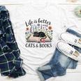 Life Is Better With Cats And Books Youth Long Sleeve Tee Life Is Better With Cats And Books Youth Long Sleeve Tee