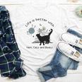 Life Is Better With Yarn Cats And Books Youth Long Sleeve Tee Life Is Better With Yarn Cats And Books Youth Long Sleeve Tee