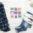 Mardi Gras Teacher Coquette Bow Pencil Apple Book Women Girl Youth Long Sleeve Tee Mardi Gras Teacher Coquette Bow Pencil Apple Book Women Girl Youth Long Sleeve Tee