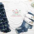 New Chapter Begins Retired 2026 Floral Book Retirement Women Youth Long Sleeve Tee