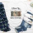 I Have No Shelf Control Book Lover Pun Reader Humor Youth Long Sleeve Tee
