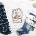 North Pole Book Club Christmas Xmas Hot Cocoa Bookish Youth Long Sleeve Tee North Pole Book Club Christmas Xmas Hot Cocoa Bookish Youth Long Sleeve Tee