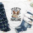Papillon Dog Breed Life Is Better With Books And Papillons Youth Long Sleeve Tee Papillon Dog Breed Life Is Better With Books And Papillons Youth Long Sleeve Tee