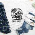 Raccoon Reading Books Summer Humor Trash Reader Youth Long Sleeve Tee Raccoon Reading Books Summer Humor Trash Reader Youth Long Sleeve Tee