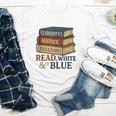 Read Blue Liberty Books July 4th Independence Youth Long Sleeve Tee Read Blue Liberty Books July 4th Independence Youth Long Sleeve Tee