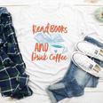 Read Book And Drink Coffee Book Club Reading Youth Long Sleeve Tee