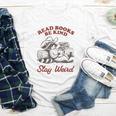 Read Books Be Kind Stay Weird Bookish Cowboy Reading Raccoon Youth Long Sleeve Tee Read Books Be Kind Stay Weird Bookish Cowboy Reading Raccoon Youth Long Sleeve Tee