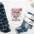 Read Your Heart Out Love Book Valentine Teacher Bookworm Youth Long Sleeve Tee Read Your Heart Out Love Book Valentine Teacher Bookworm Youth Long Sleeve Tee