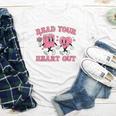 Read You Heart Out Reading Teacher Valentines Day Book Lover Youth Long Sleeve Tee
