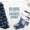 Reading Is My Favorite Sport Literary Book Lover Typography Youth Long Sleeve Tee Reading Is My Favorite Sport Literary Book Lover Typography Youth Long Sleeve Tee