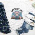 Readsolotl Book Lover Reading Axolotl Kids Reader Youth Long Sleeve Tee