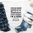 I Rescue Books Trapped In The Bookstore Sarcastic Youth Long Sleeve Tee