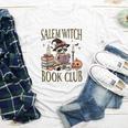 Salem Witch Book Club Raccoon Reading Youth Long Sleeve Tee Salem Witch Book Club Raccoon Reading Youth Long Sleeve Tee
