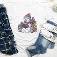 Snowman Reading Book Lovers Christmas Bookworm Librarian Youth Long Sleeve Tee Snowman Reading Book Lovers Christmas Bookworm Librarian Youth Long Sleeve Tee