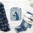 Sorry I'm Booked Cat Reading Book Boho Flowers Vintage Youth Long Sleeve Tee Sorry I'm Booked Cat Reading Book Boho Flowers Vintage Youth Long Sleeve Tee