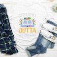Straight Outta The Library Book Lover Men Women Premium Tri-Blend Youth Long Sleeve Tee