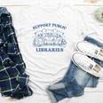 Support Your Local Library Read Banned Books Librarian Youth Long Sleeve Tee