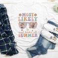 Teacher Summer Break Most Likely To Read Books All Summer Youth Long Sleeve Tee