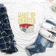 Wake Up Smarter Librarian Book Stack Premium Tri-Blend Youth Long Sleeve Tee