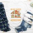 If You Walk A Mile In My Shoes You'Ll End Up At Bookstore Youth Long Sleeve Tee