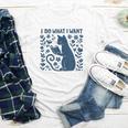 I Do What I Want Cat Reading Book Boho Flowers Vintage Youth Long Sleeve Tee I Do What I Want Cat Reading Book Boho Flowers Vintage Youth Long Sleeve Tee
