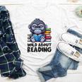 Wild About Reading Book Lover Gorilla Youth Long Sleeve Tee