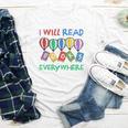 I Will Read Books Everywhere Across America Child Readers Youth Long Sleeve Tee
