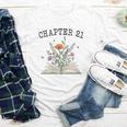 Women's Chapter 21 Book Lovers & Readers 21st Birthday Wildflowers Youth Long Sleeve Tee Women's Chapter 21 Book Lovers & Readers 21st Birthday Wildflowers Youth Long Sleeve Tee