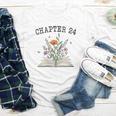 Women's Chapter 24 Book Lovers & Readers 24th Birthday Wildflowers Youth Long Sleeve Tee Women's Chapter 24 Book Lovers & Readers 24th Birthday Wildflowers Youth Long Sleeve Tee