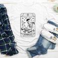 Writer Novelist Book Poetry Author Skeleton Tarot Card Youth Long Sleeve Tee