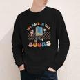 100 Days In The Books Celebration Retro School Youth Long Sleeve Tee