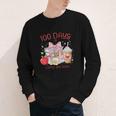 100th Day Of School Teachers 100 Days Of Coffee Chaos Books Youth Long Sleeve Tee