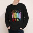 8647 Equal Rights Book Flower Trump Women Rights Feminist Youth Long Sleeve Tee